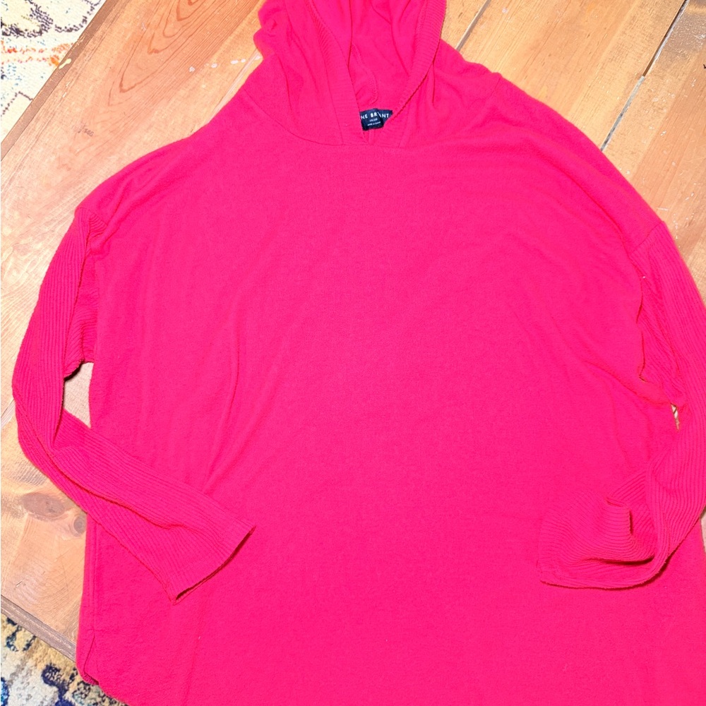 Lane Bryant Red Hoodie Sweatshirt